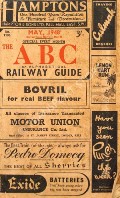 Book cover of The ABC or Alphabetical Railway Guide - May 1948 by Thomas Skinner & Co.